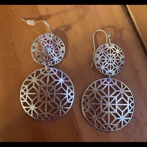 Aida Filligree silver earrings…New without tags.